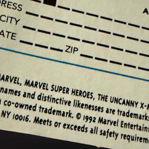 Vintage 1992 ToyBiz Uncanny X-Men Gambit Kick Foot Action Figure Sealed C1 - Picture 6 of 8